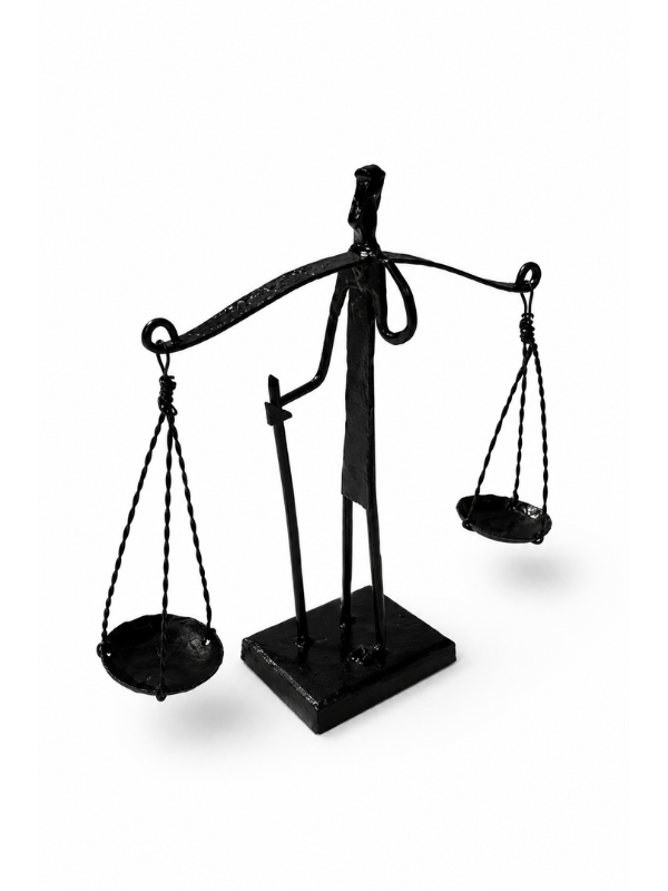 Sthula's Handmade Lady Justice Metal Figurine