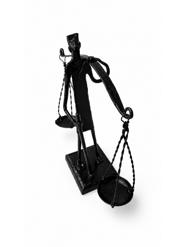 Sthula's Handmade Lady Justice Metal Figurine