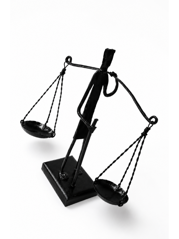 Sthula's Handmade Lady Justice Metal Figurine