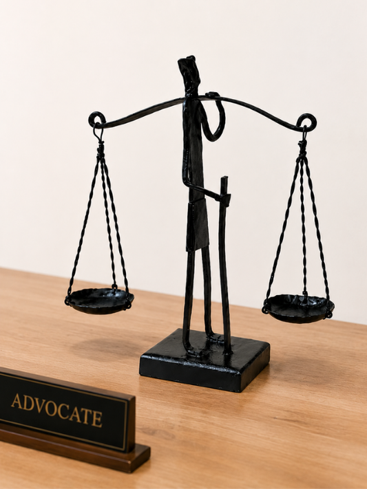 Sthula's Handmade Lady Justice Metal Figurine
