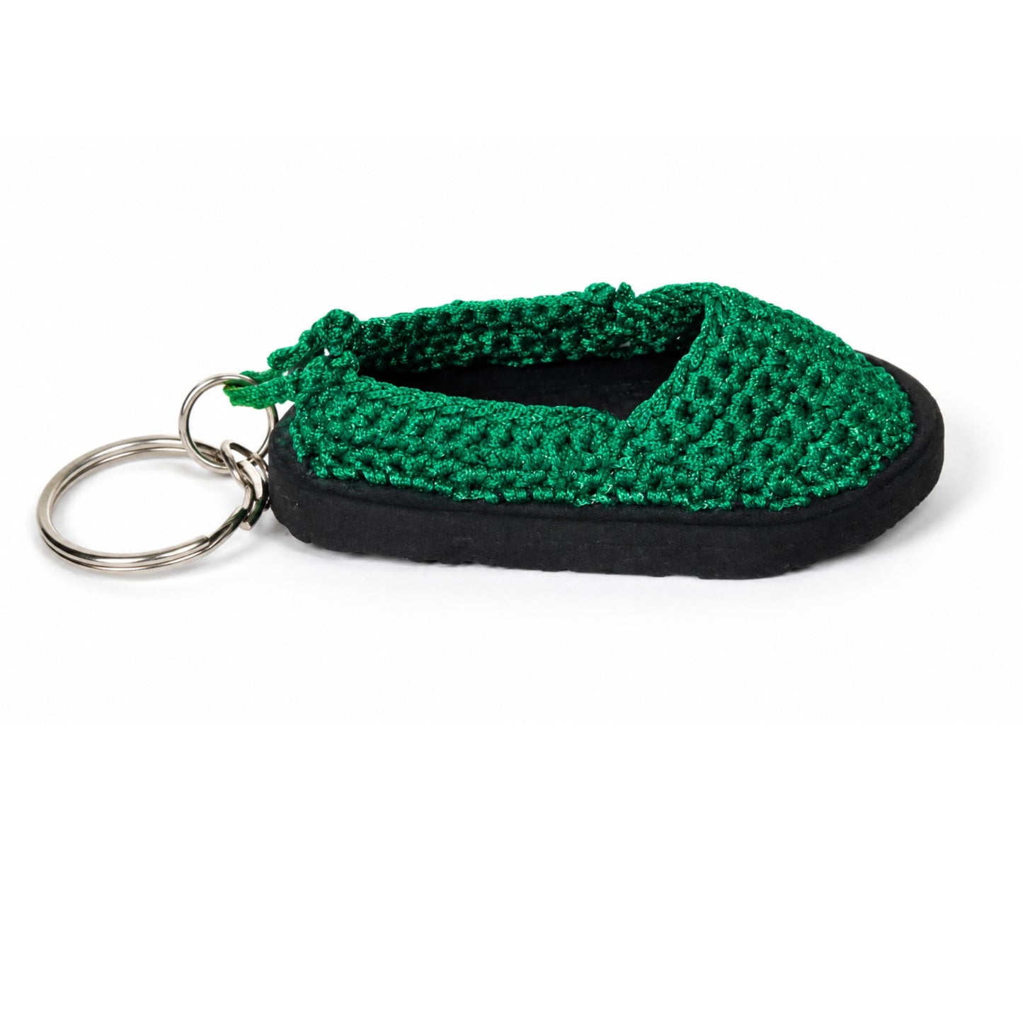 Sthula's Green & Black Mini Shoe Keychain