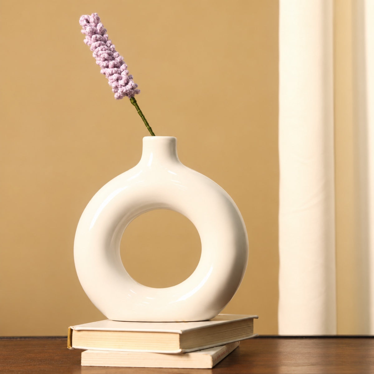 Sthula's Handmade Crochet Lavender Flower Stem