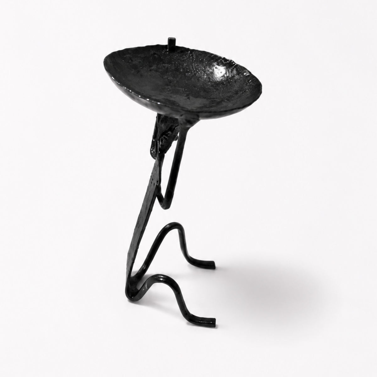 Sthula's Handmade Black Metal Human Candle Holder