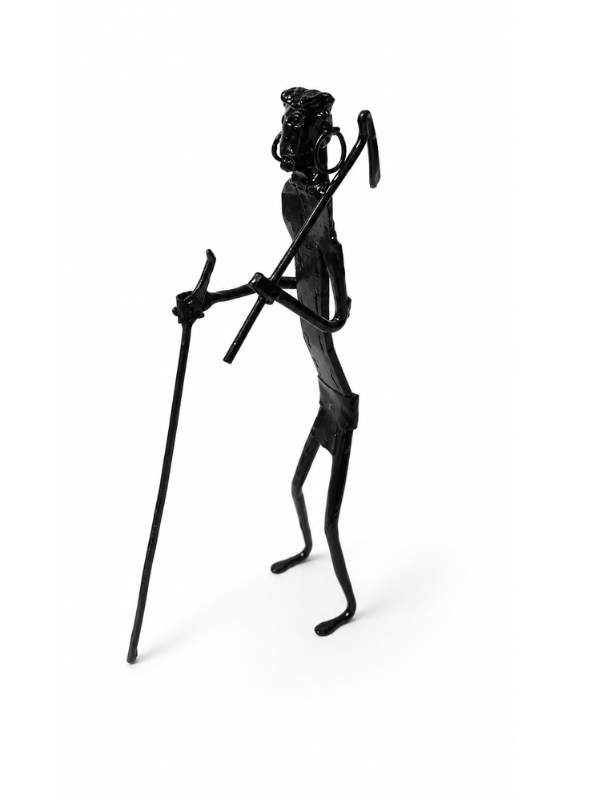Sthula's Handmade Tribal Farmer Metal Figurine