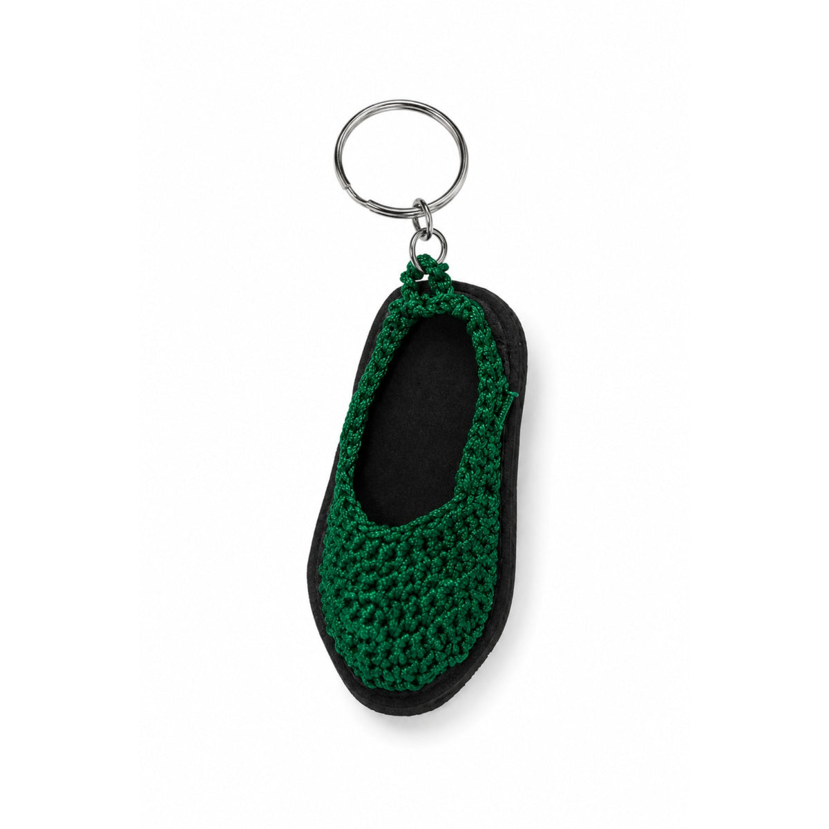 Sthula's Green & Black Mini Shoe Keychain