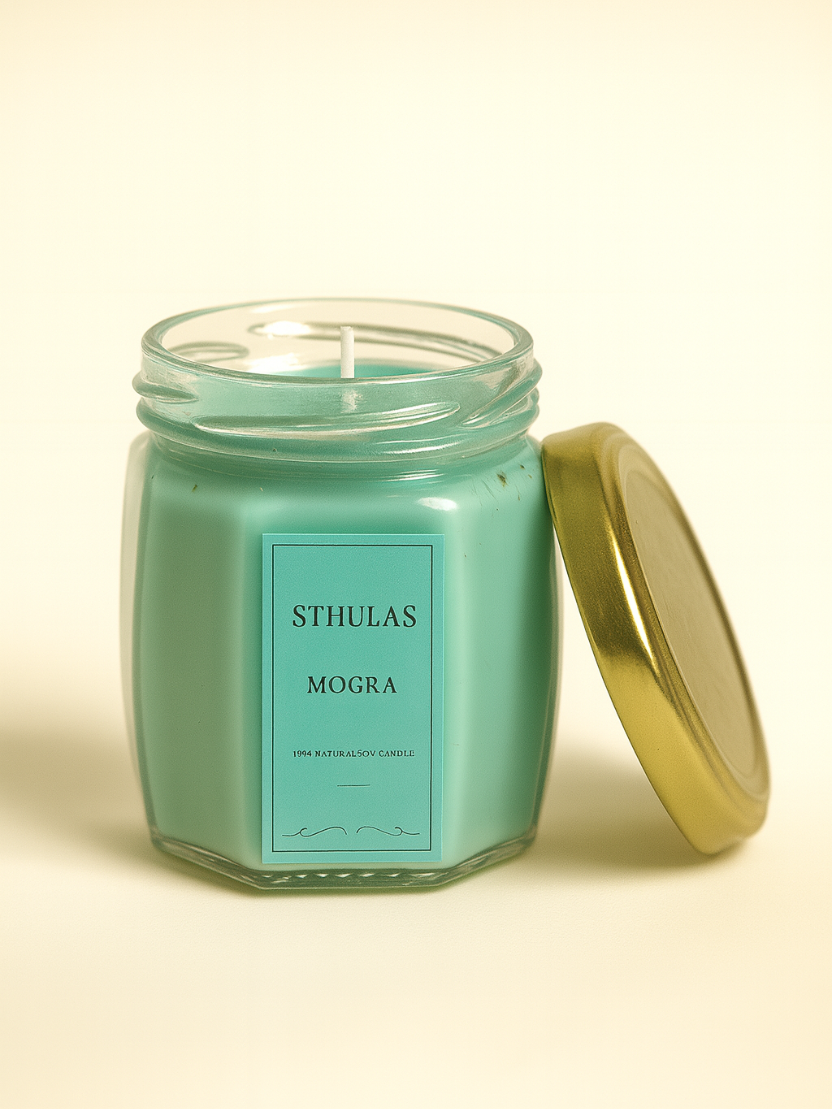 Sthula's Handcrafted Mogra Soy Wax Candle