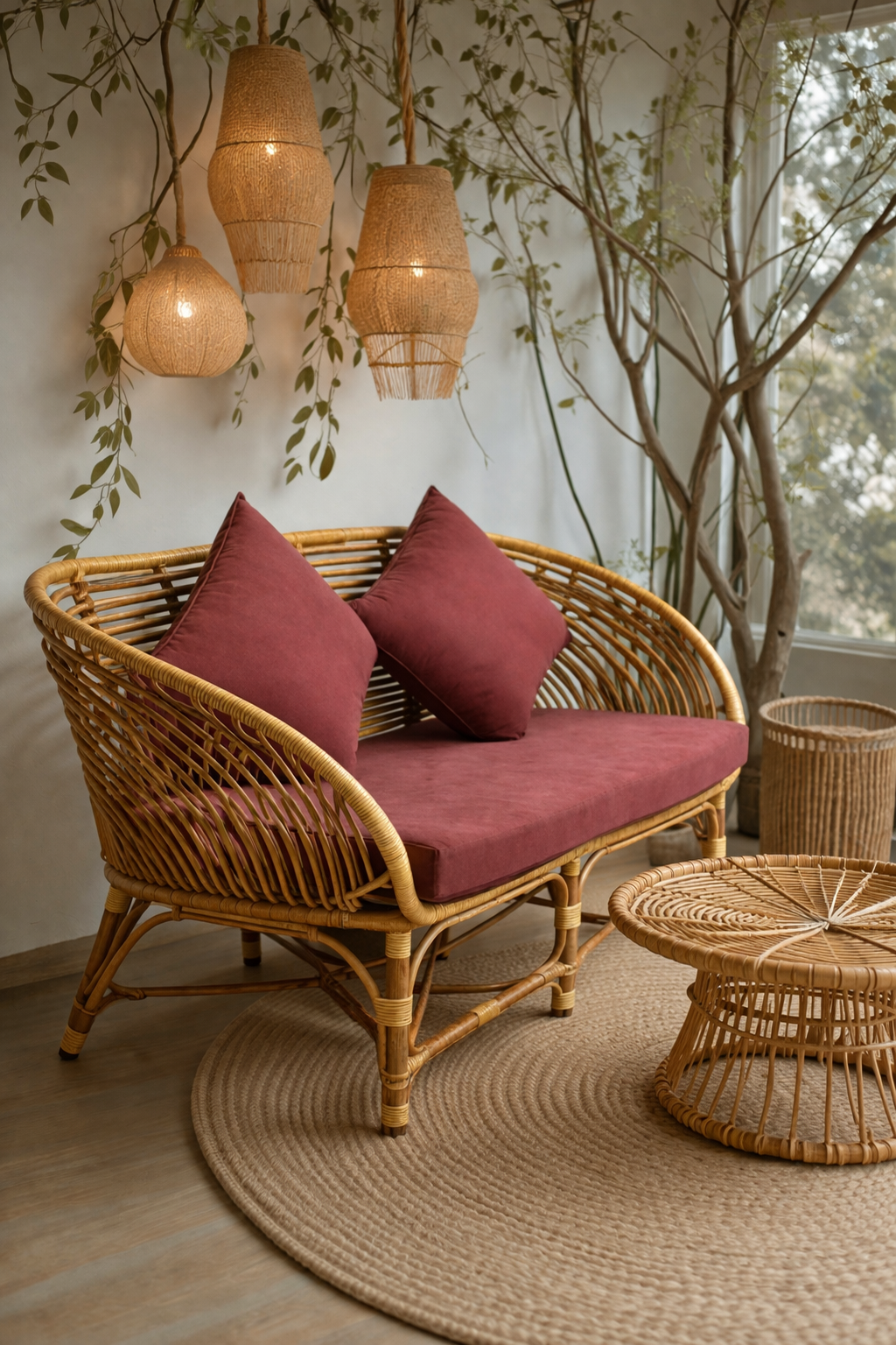 Sthula's Handmade Bainth 2-Seater Sofa
