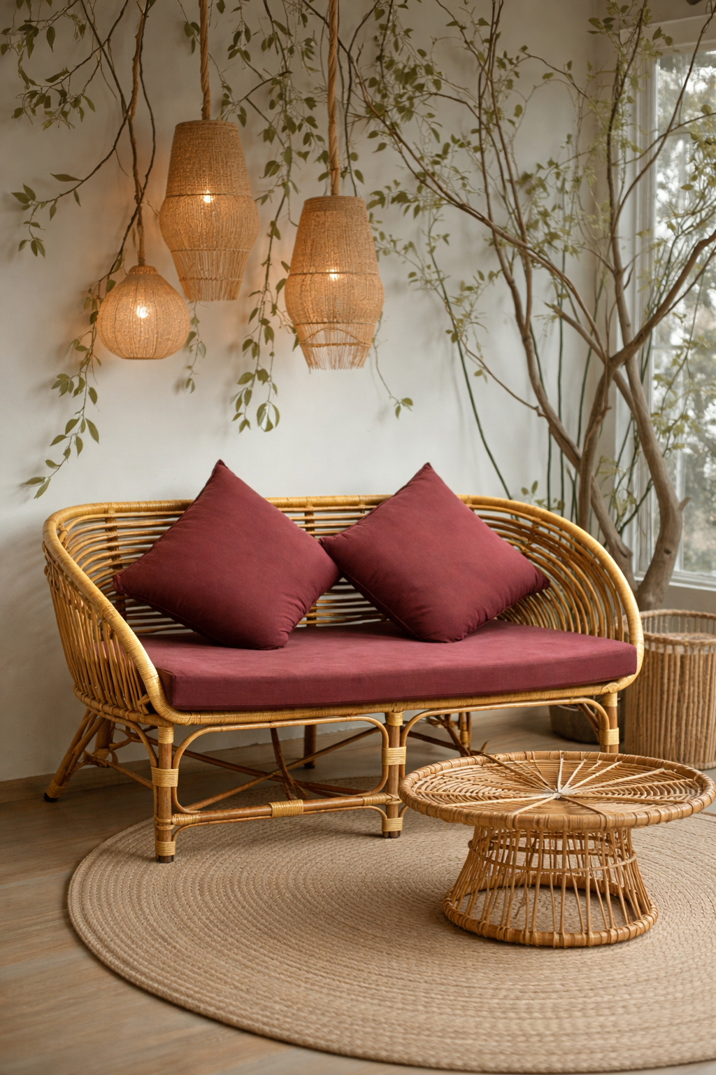 Sthula's Handmade Bainth 2-Seater Sofa
