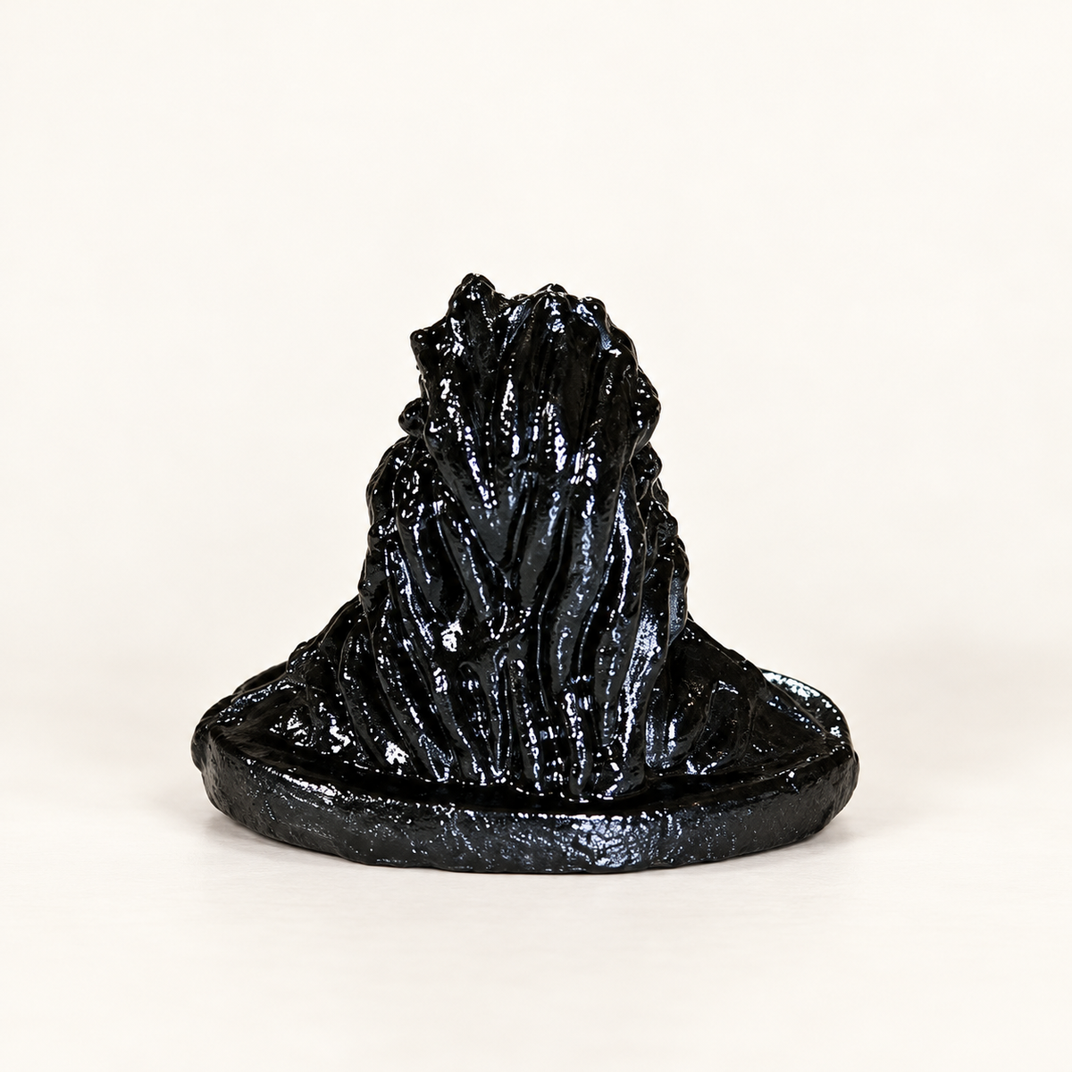 Sthula's Black Terracotta Shiva Bust Showpiece