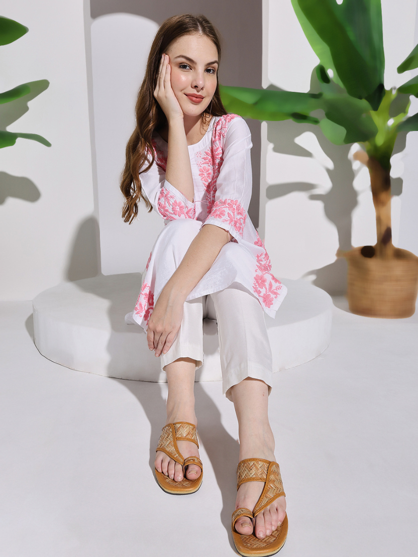 Sthula's Handcrafted Bamboo Women’s Slippers