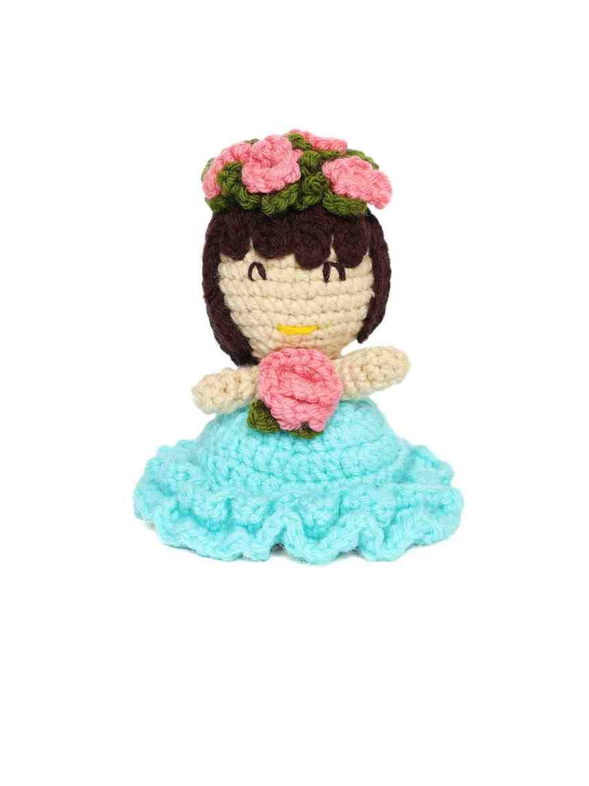 Sthula's Handmade Crochet Flower Girl Doll