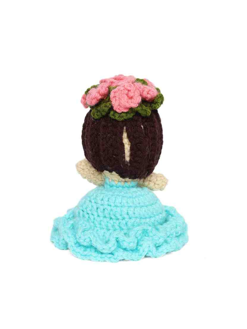 Sthula's Handmade Crochet Flower Girl Doll