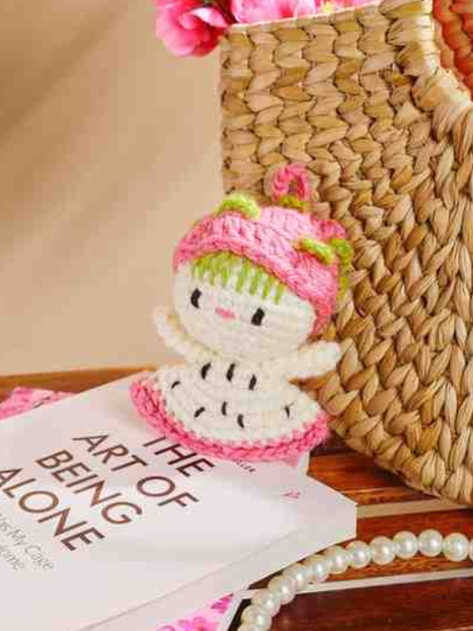 Sthula's Handmade Crochet Mini Snowman Doll