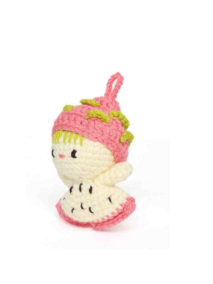 Sthula's Handmade Crochet Mini Snowman Doll