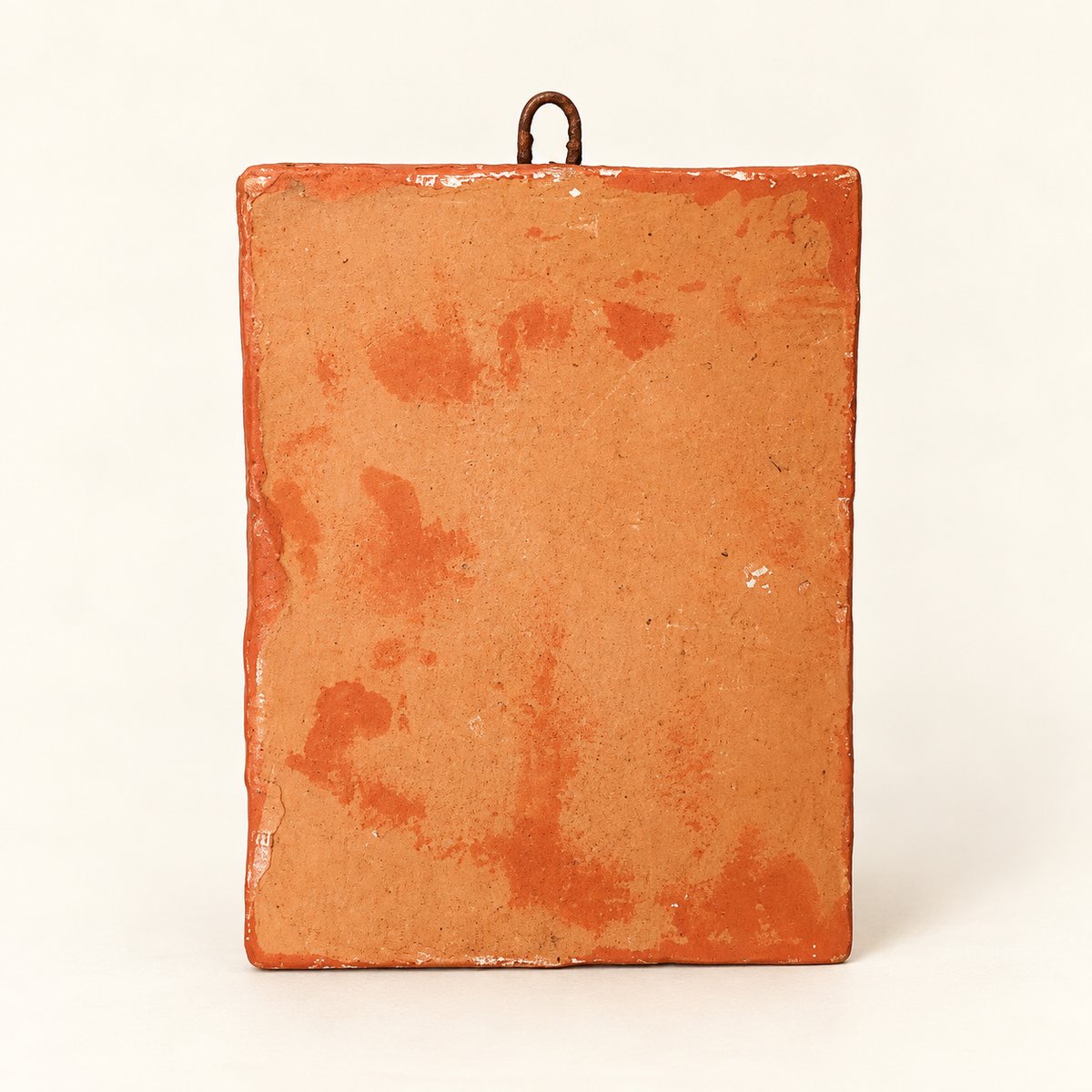 Sthula's Handmade Terracotta Orange Ganesha Wall Hanging