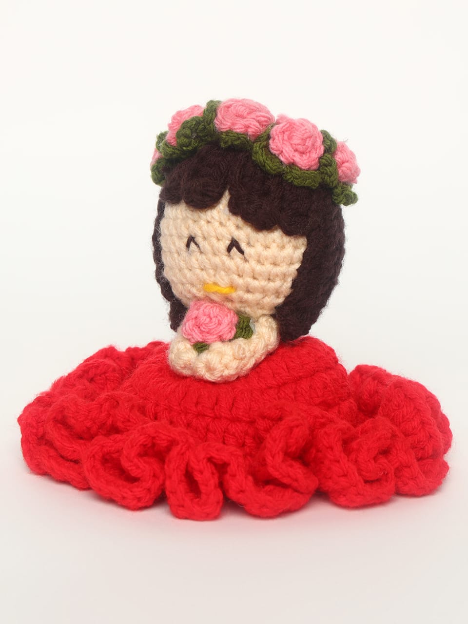 Sthula's Handcrafted Multicolor Handmade Wool Doll