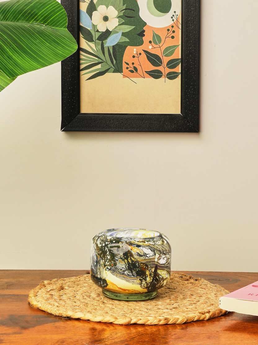 Sthula's Handcrafted Mrable Glass Lamp